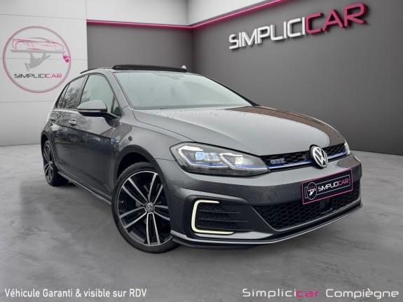 Volkswagen golf 1.4 tsi 204 hybride rechargeable dsg6 gte - suivi à jour volkswagen - carplay - toit ouvrant - caméra...