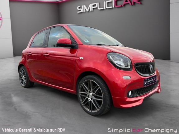 Smart forfour 0.9 109 ch ba6 brabus xclusive-interieur et sieges en cuir chauffant-camera et bip de recul ar-systeme jbl...