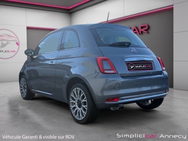 Fiat 500 my17 1.2 69 ch lounge, toit en verre, garantie 12 mois occasion simplicicar annecy simplicicar simplicibike france
