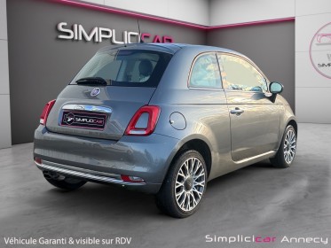 Fiat 500 my17 1.2 69 ch lounge, toit en verre, garantie 12 mois occasion simplicicar annecy simplicicar simplicibike france