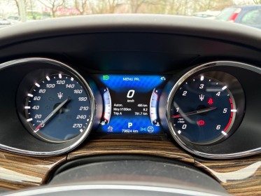 Maserati quattroporte v6 3.0 275 d a granlusso, caméra av/ar/360, carplay, toit ouvrant, garantie 12 mois. occasion...