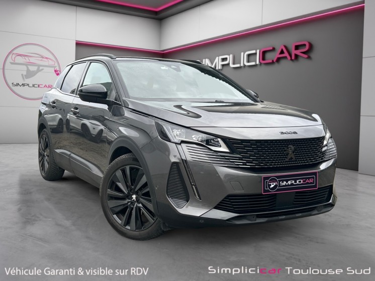 Peugeot 3008 bluehdi 130ch eat8 gt black pack apple carplay attelage garantie 12 mois occasion simplicicar toulouse sud...