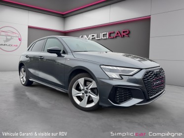 Audi a3 sportback 40 tfsie 204 s tronic 6 s line - suivi à jour audi - carplay - caméra - bo - faible km occasion...