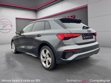 Audi a3 sportback 40 tfsie 204 s tronic 6 s line - suivi à jour audi - carplay - caméra - bo - faible km occasion...