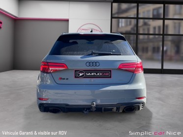 Audi rs3 sportback 2.5 tfsi 400 s tronic 7 quattro occasion  simplicicar nice - pfvauto simplicicar simplicibike france