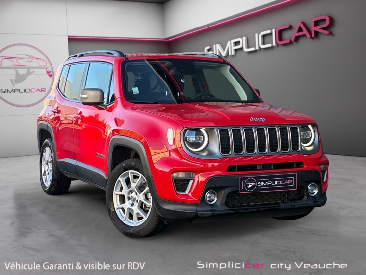 Jeep renegade my20 1.3 gse t4 190 ch phev at6 4xe eawd limited caméra / attelage / carplay occasion simplicicar veauche...