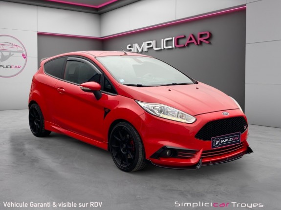 Ford fiesta 1.6 ecoboost 182 st keyless radars de recul régulateur de vitesse garantie 12 mois occasion barberey simplicicar...