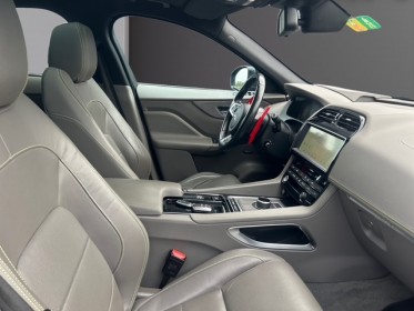 Jaguar f-pace v6 3.0 v6 300 ch 700 nm bva8 awd 4x4 r-sport double toit ouvrant feu full led sono meridian aff tête haute......