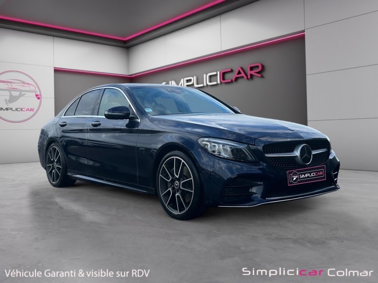 Mercedes classe c hybrid 300 de  9g-tronic amg line toit ouvrant full led garantie 12 mois occasion simplicicar colmar...