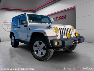 Jeep wrangler 2.8 crd 177 fap sahara 4 pneus neufs goodrich kit main libre garantie 12 mois occasion simplicicar frejus ...