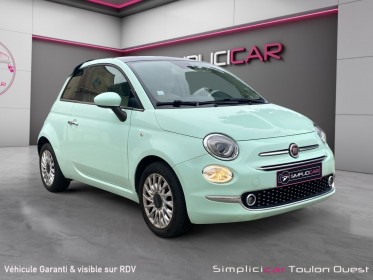 Fiat 500 serie 6 euro 6d 1.2 69 ch eco pack lounge garantie 12 mois occasion simplicicar toulon ouest simplicicar...