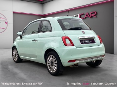 Fiat 500 serie 6 euro 6d 1.2 69 ch eco pack lounge garantie 12 mois occasion simplicicar toulon ouest simplicicar...