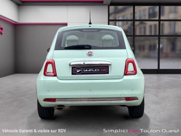 Fiat 500 serie 6 euro 6d 1.2 69 ch eco pack lounge garantie 12 mois occasion simplicicar toulon ouest simplicicar...