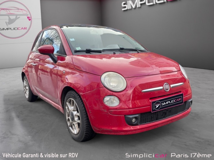 Fiat 500 1.2 8v 69 ch ss sport / toit panoramique occasion paris 17ème (75)(porte maillot) simplicicar simplicibike france