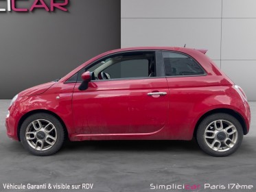 Fiat 500 1.2 8v 69 ch ss sport / toit panoramique occasion paris 17ème (75)(porte maillot) simplicicar simplicibike france