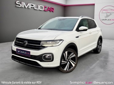 Volkswagen t-cross 1.0 tsi 110 start/stop dsg7 r-line 1 ère main attelage garantie 12 mois occasion simplicicar besanÇon...