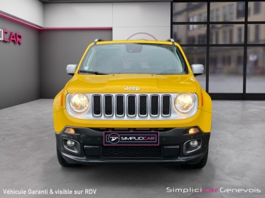 Jeep renegade 2.0 140ch bva9 limited 4x4 - to - cuir - gps - angles mort - acc - garantie 12 mois occasion simplicicar...