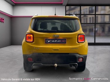 Jeep renegade 2.0 140ch bva9 limited 4x4 - to - cuir - gps - angles mort - acc - garantie 12 mois occasion simplicicar...