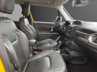 Jeep renegade 2.0 140ch bva9 limited 4x4 - to - cuir - gps - angles mort - acc - garantie 12 mois occasion simplicicar...