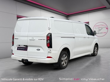 Ford transit custom fourgon 280 l2 2.0 ecoblue 136 limited / caméra / carplay / keylessgo occasion simplicicar veauche...