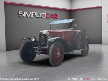 Citroen 5cv trefle 1925 occasion simplicicar le mans simplicicar simplicibike france