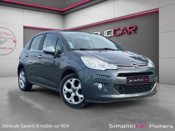 Citroen c3 82 ch feel edition courroie ok bluetooth régulateur de vitesse garantie 12 mois occasion simplicicar poitiers...
