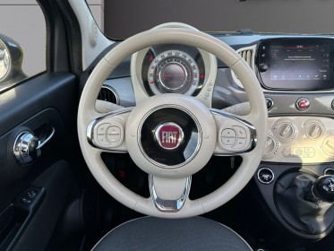Fiat 500 serie 6 1.2 69 ch lounge - carplay/toit ouvrant/clim/radar ar - garantie 12 mois occasion simplicicar soissons...