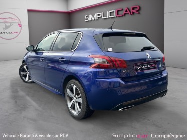 Peugeot 308 gt line diesel 1.6 120ch - carplay - cam 360 - toit pano - occasion simplicicar compiegne simplicicar...