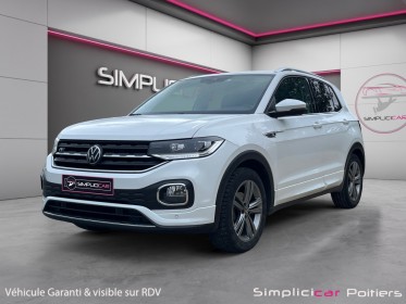 Volkswagen t-cross r-line 1.0 tsi 110 ch carplay palettes au volants virtual cockpit garantie 12 mois occasion simplicicar...