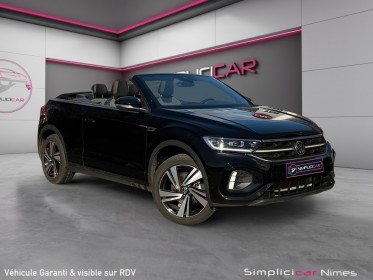 Volkswagen t-roc cabriolet r-line 1.5 tsi 150 ch dsg7 - faible km - 1ère main - garantie 12 mois occasion simplicicar nimes...