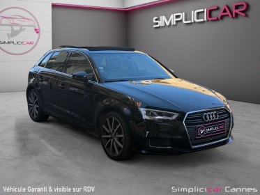 Audi a3 sportback 1.4 tfsi cod 150 s tronic 7 design luxe occasion cannes (06) simplicicar simplicibike france