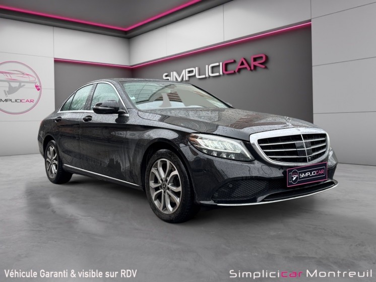 Mercedes classe c 200e avantgarde sièges cuir carplay toit ouvrant panoramique caméra 360 garantie 12 mois occasion...