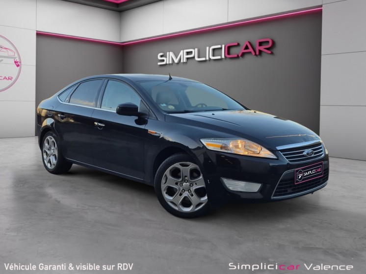 Ford mondeo 2.0 tdci 130 ghia a carplay sieges cuir chauffants radar av/ar révisée occasion simplicicar valence - ksv ...