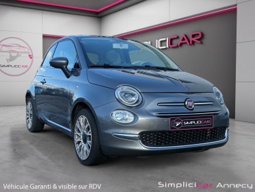 Fiat 500 my17 1.2 69 ch lounge, toit en verre, garantie 12 mois occasion simplicicar annecy simplicicar simplicibike france
