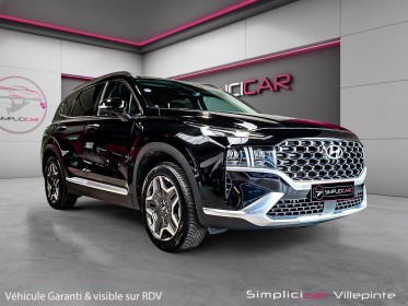 Hyundai santa fe 1.6 t-gdi hybrid 230 bva6 executive toit ouvrant 7 places intérieur marron siege chauffant garantie 12 mois...