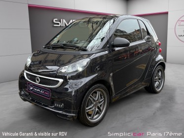 Smart fortwo brabus/chargeur rapide 22 kw / garantie 12 mois occasion paris 17ème (75)(porte maillot) simplicicar...