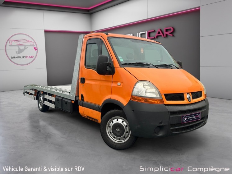 Renault master fourgon 3.5t 2.5 dci 100ch depaneuse - plateau alu - attelage - gyrophare - occasion simplicicar compiegne...