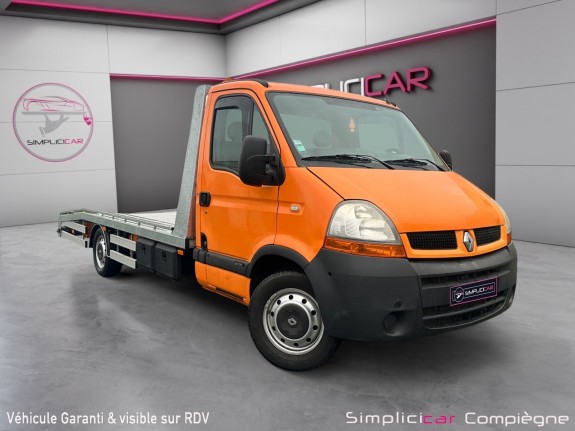 Renault master fourgon 3.5t 2.5 dci 100ch depaneuse - plateau alu - attelage - gyrophare - occasion simplicicar compiegne...