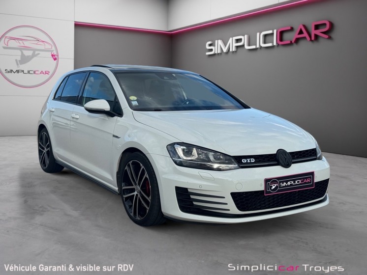 Volkswagen golf 2.0 tdi 184 dsg6 gtd toit ouvrant sport sound attelage garantie 12 mois occasion barberey simplicicar...