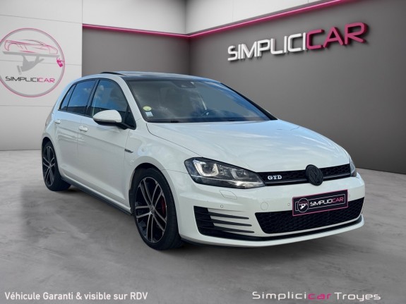 Volkswagen golf 2.0 tdi 184 dsg6 gtd toit ouvrant sport sound attelage garantie 12 mois occasion barberey simplicicar...