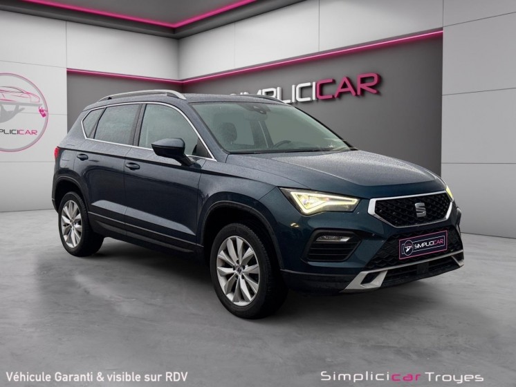 Seat ateca 2.0 tdi 150 dsg7 style toit ouvrant carplay hayon électrique garantie 12 mois occasion barberey simplicicar...