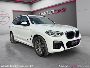 Bmw x3 g01 20d m-sport 190ch   pack m , avertisseur d'angle mort, caméra de recul, coffre électriques, boite automatique...