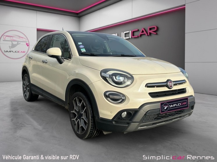Fiat 500x my20 lounge 1.3 firefly turbo 150ch t4 dct - caméra de recul... occasion simplicicar rennes simplicicar...