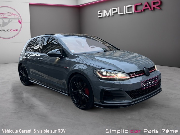 Volkswagen golf 2.0 tsi 290 dsg7 gti tcr / akrapovic / toit ouvrant / car play / siÈges chauffant / dynaudio occasion paris...