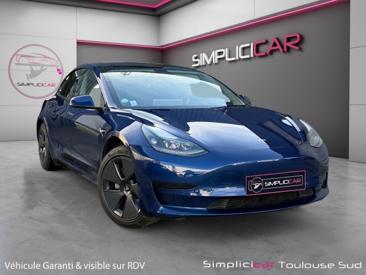 Tesla model 3 standard rwd plus 60 kwh garantie constructeur occasion simplicicar toulouse sud simplicicar simplicibike france