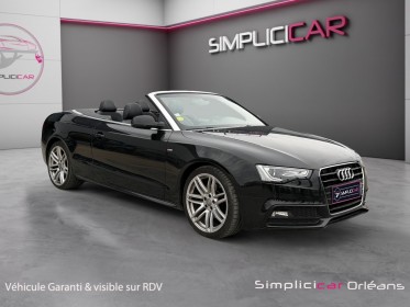 Audi a5 cabriolet 2.0 tdi 190 s tronic s line sièges chauffants radar de recul av ar garantie 12 mois occasion simplicicar...