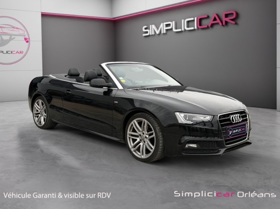 Audi a5 cabriolet 2.0 tdi 190 s tronic s line sièges chauffants radar de recul av ar garantie 12 mois occasion simplicicar...