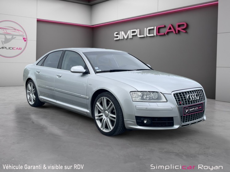 Audi s8 s8 v10 5.2 fsi quattro tiptronic carnet audi pas de malus occasion simplicicar royan simplicicar simplicibike france