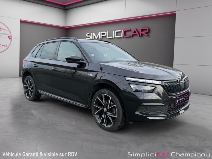 Skoda kamiq 1.5 tsi 150 ch dsg7 monte-carlo - toit panoramique - volant chauffant - carplay - full options occasion...