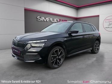 Skoda kamiq 1.5 tsi 150 ch dsg7 monte-carlo - toit panoramique - volant chauffant - carplay - full options occasion...
